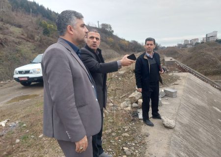 بازدید معاون هماهنگی امور عمرانی فرمانداری تالش از سه پروژه مهم عمرانی با پیشرفت فیزیکی ۹۰ درصد