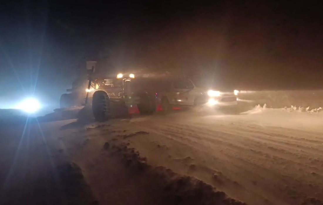 کولاک شدید در گردنه الماس؛ ممنوعیت تردد در محور تالش–خلخال تا اطلاع ثانوی