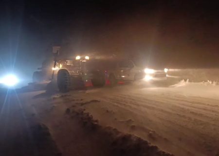 کولاک شدید در گردنه الماس؛ ممنوعیت تردد در محور تالش–خلخال تا اطلاع ثانوی